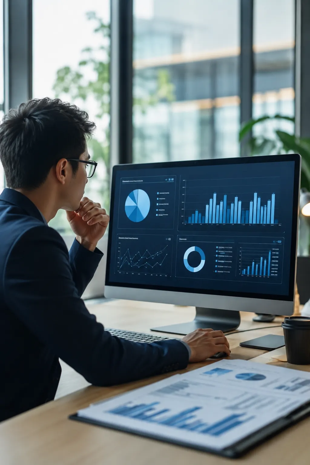 Data analytics dashboard interface